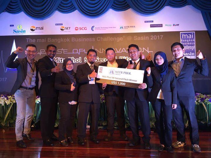 PBS Team Won 99-Second Pitch at the Mai Bangkok Business Challenge 2017