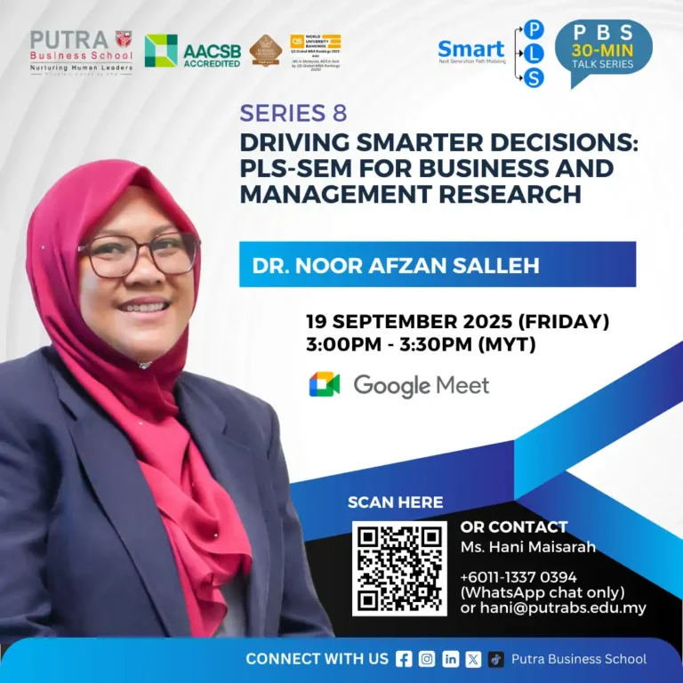 Series 8: Driving Smarter Decisions: PLS-SEM for Business and Management Research